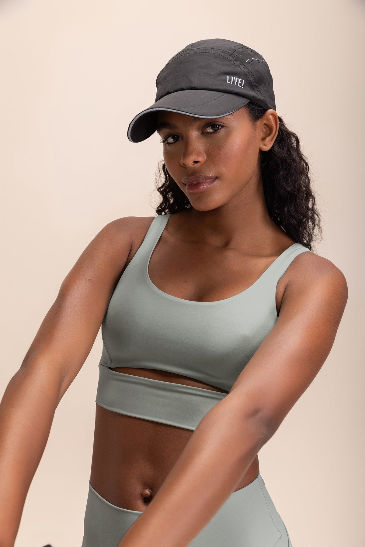 Green Sports Bra