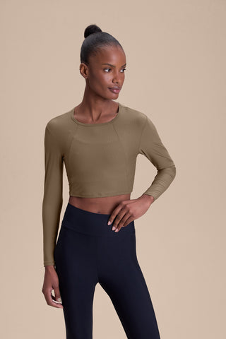 Air Move Crop LS Top