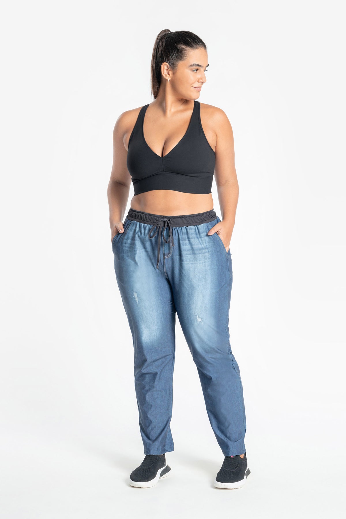 LIVE!+ Blue Dream Boyfriend Pants