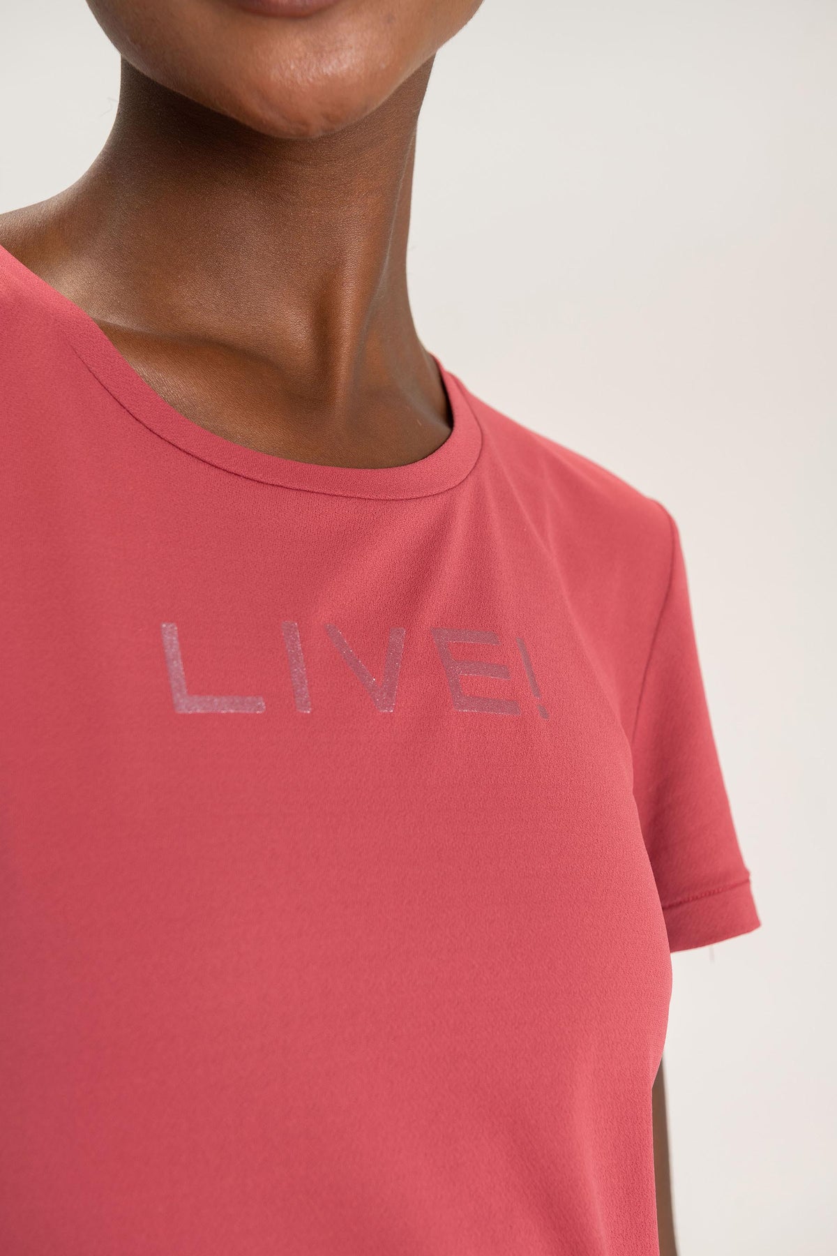 LIVE! Holographic Basic T-Shirt