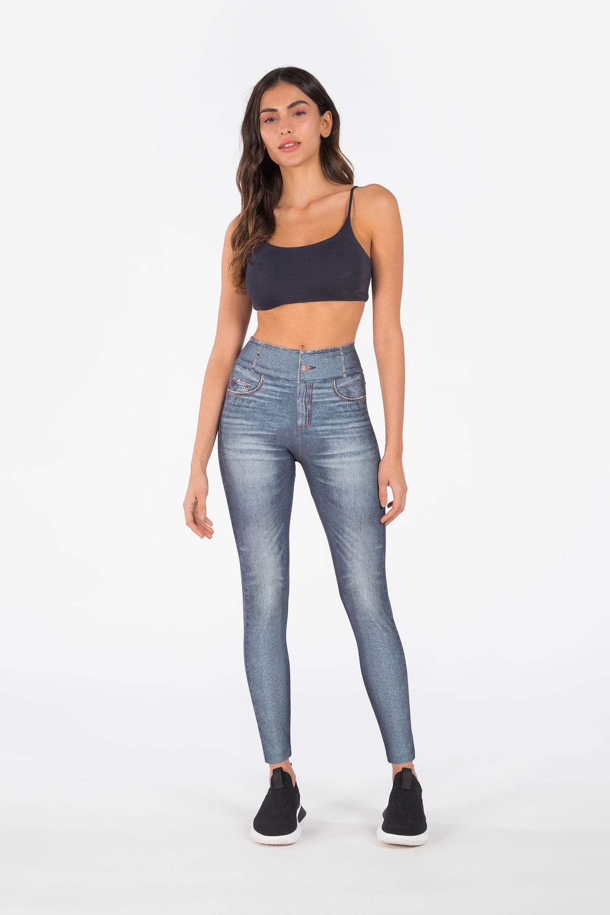 Blue Beat Denim Legging