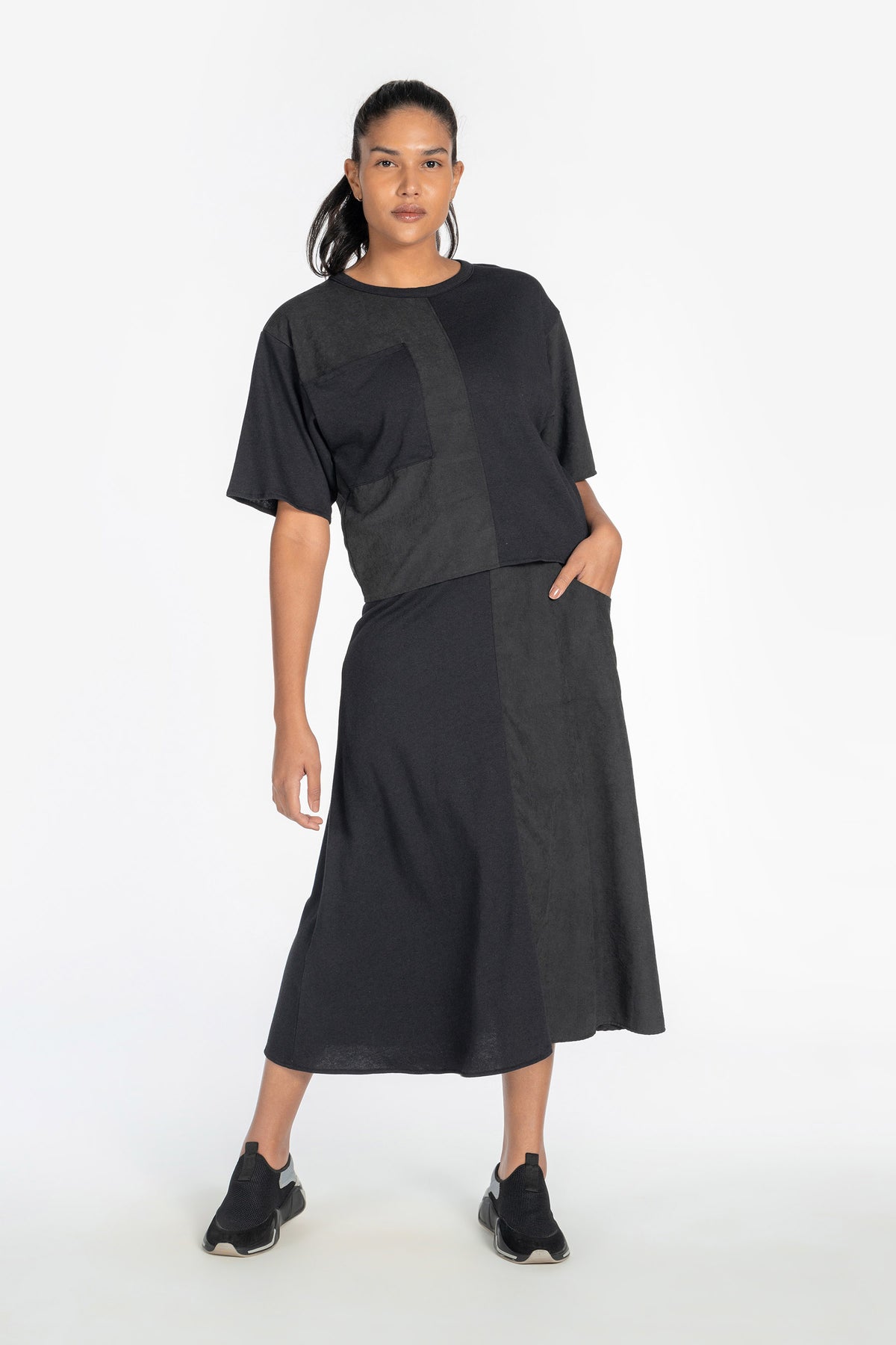 Splice Urban Midi Skirt