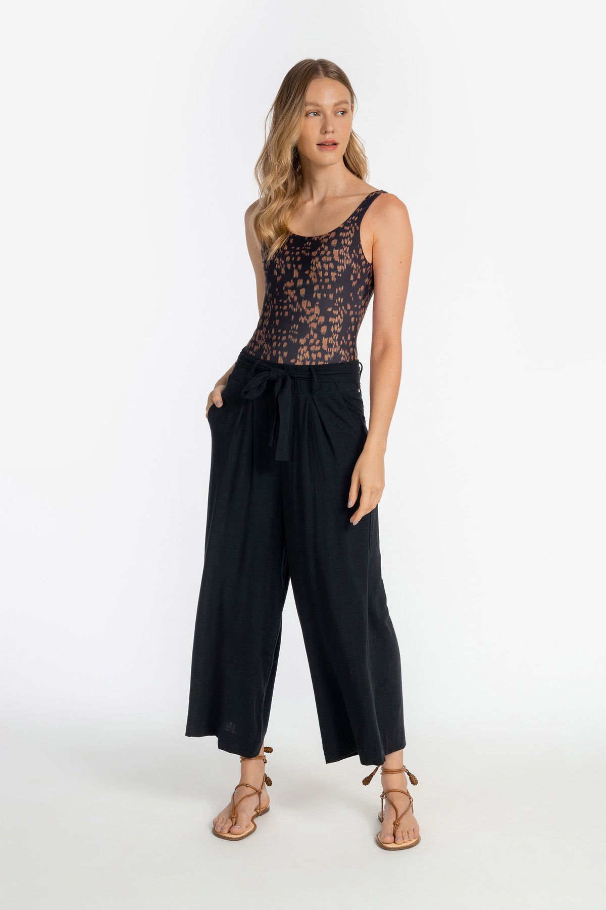 Crop Stone Pants