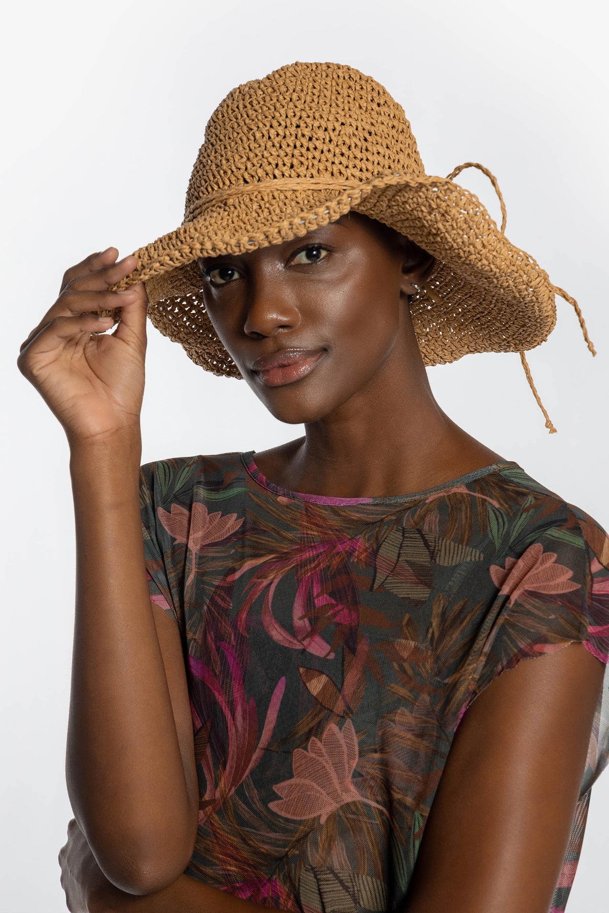 Tropical Straw Hat